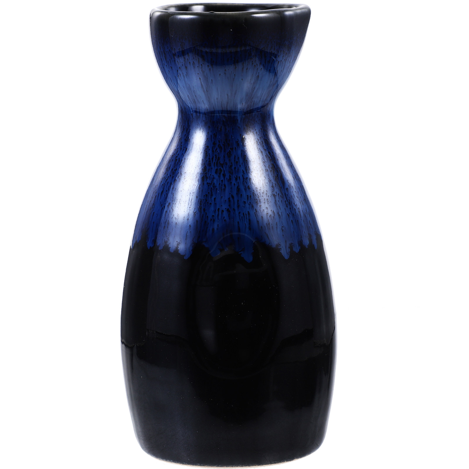 Coffee Tea Bottle - 일본 스타일의 파란색 도자기 와인 포트,