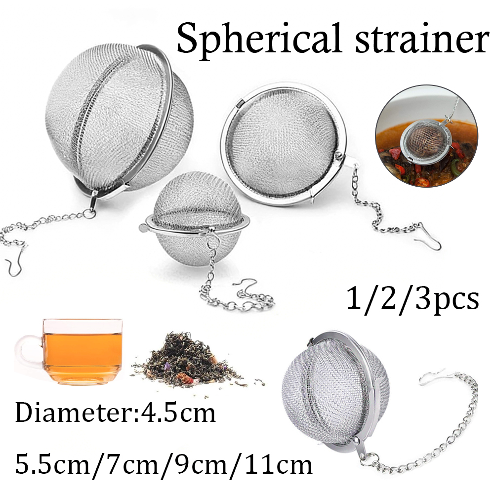 Coffee Tea Infuser - 1-5개입 차 여과기 스테인리스 스틸 메쉬