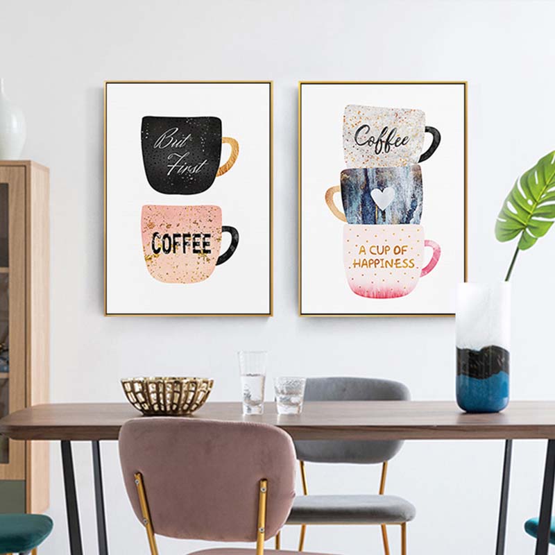 Coffee Tea Picture - 북유럽 커피 컵 크림 오후 차