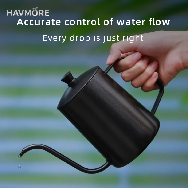 Tea Coffee Utensils - HAVMORE 304 스테인리스 스틸 티포트 핸드