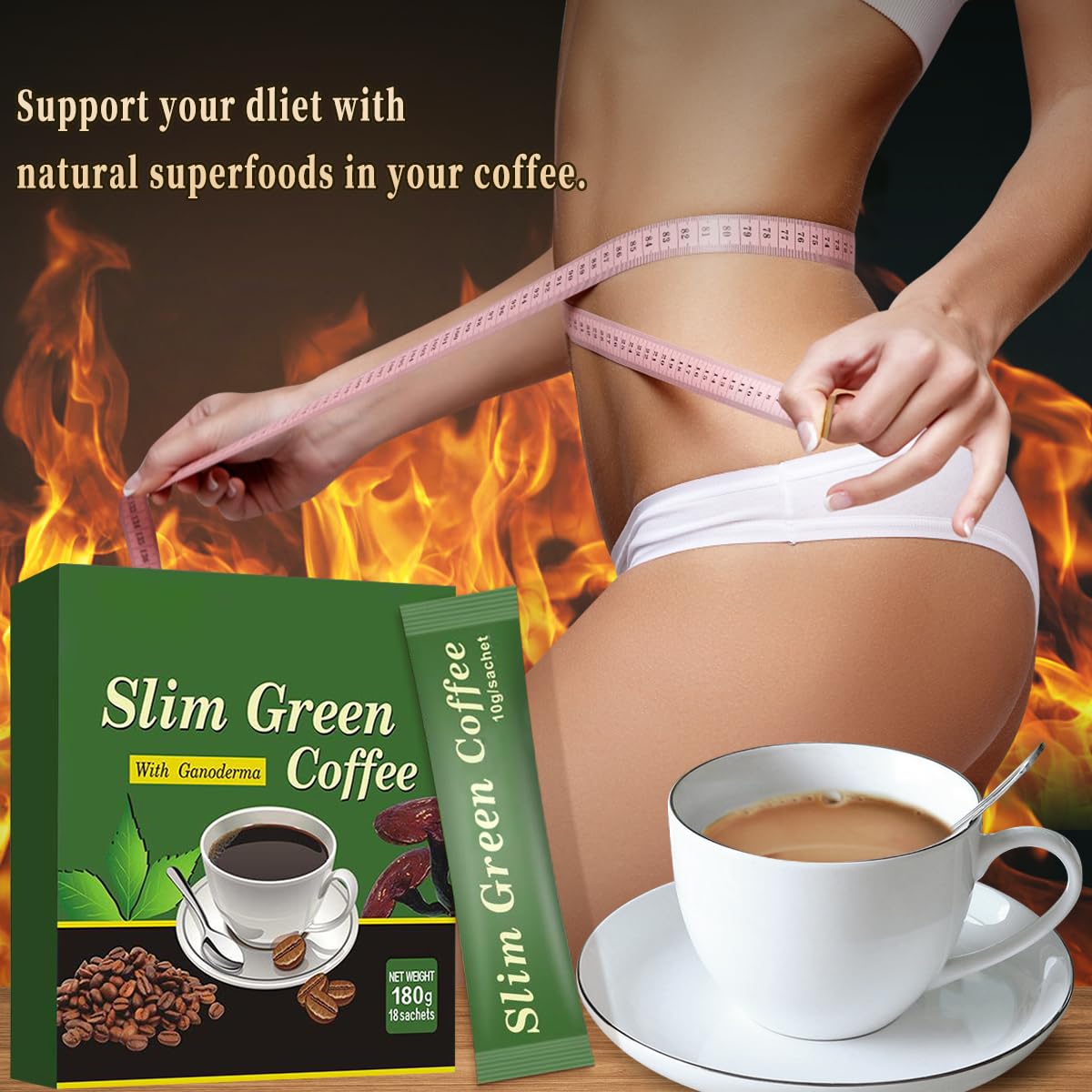 Coffee Tea Weight Loss - 체중 감량을 위한 18개/상자 프리미엄 슬림