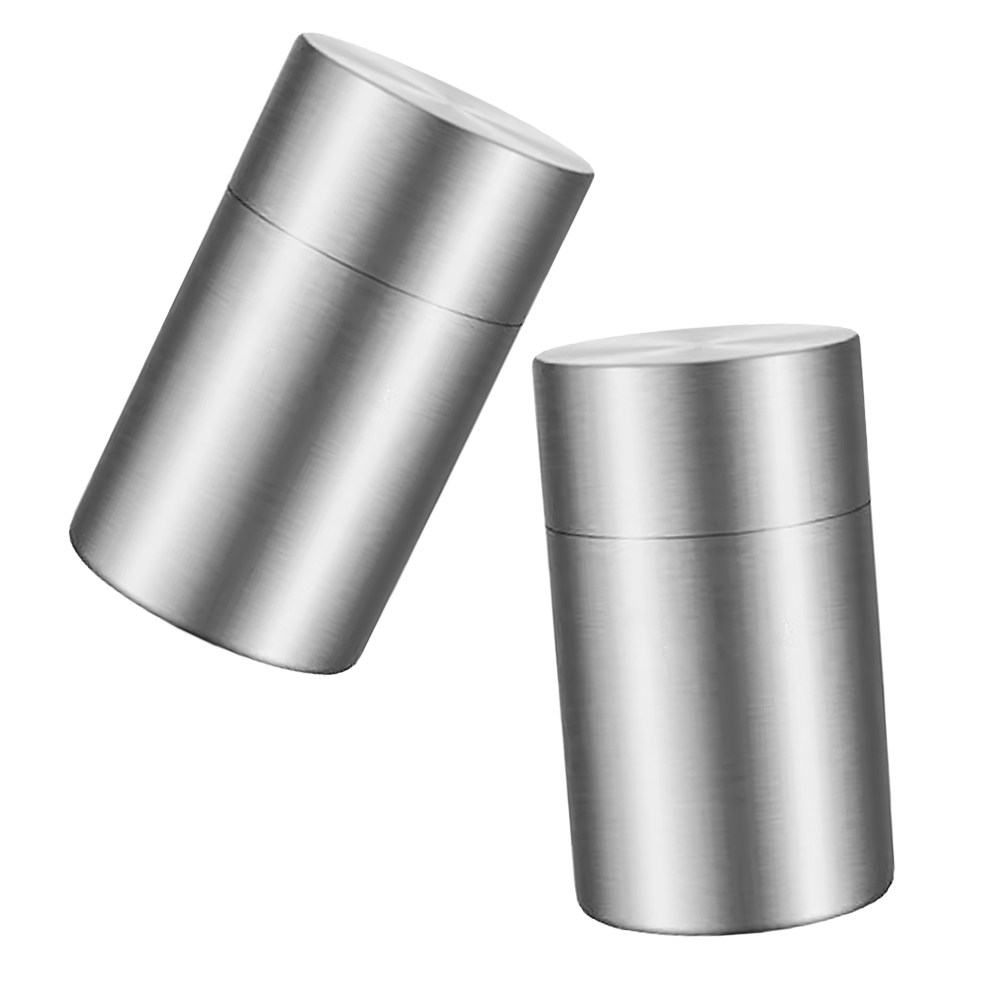 Coffee Tea Containers - 2개입 프리미엄 스테인리스 스틸 차 보관