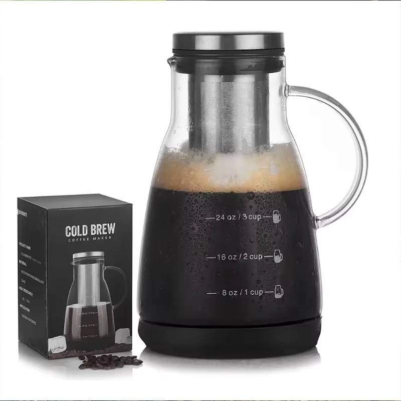 Coffee And Tea Glass - 960ml 에스프레소 아이스 드립 메이커 유리