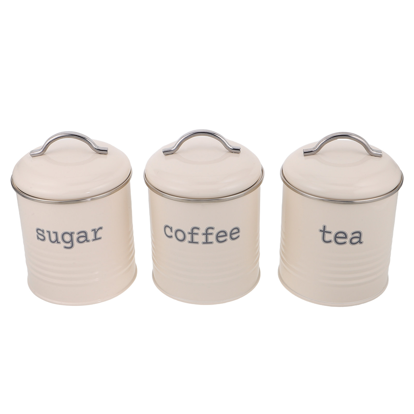 Coffee Tea Containers - 3개 세트 밀폐형 커피 원두 보관