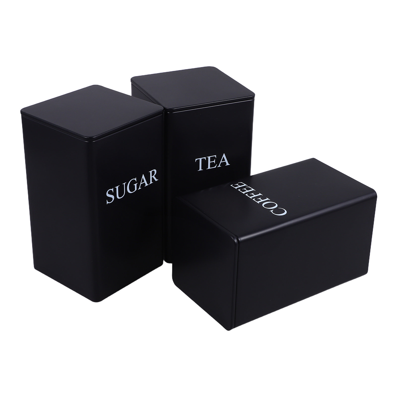 3개입 밀폐형 금속 주방 용기, 사각형 커피/차/설탕  - Coffee Tea Containers 리뷰 및 가격