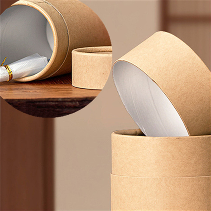 1PCS 새로운 크래프트 종이 튜브 라운드 에센셜 오일 - Coffee Tea Containers 리뷰 및 가격