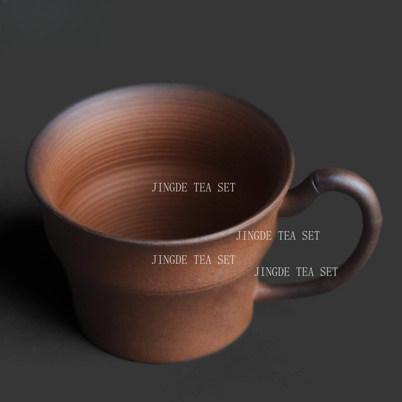 거친 도자기 대나무 손잡이 찻잔 중국 스타일 가정용 개 - Tea Coffee Utensils 리뷰 및 가격