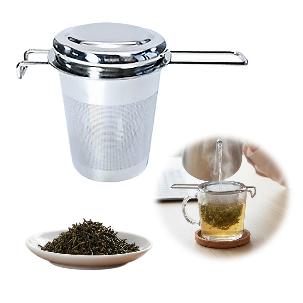1개입 루즈리프 티 인퓨저 스테인리스 스틸 이중 손잡이 - Coffee Tea Infuser 리뷰 및 가격