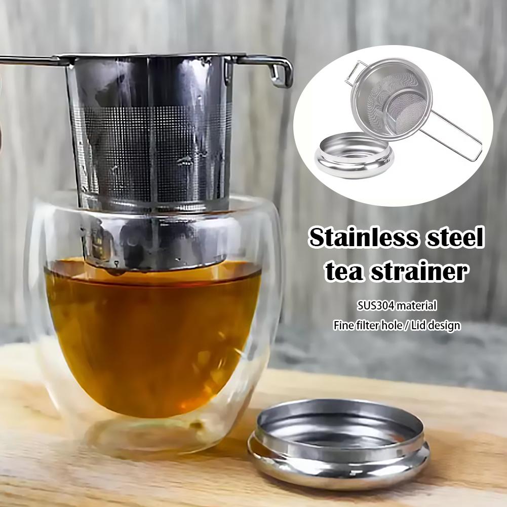 1개입 루즈리프 티 인퓨저 스테인리스 스틸 이중 손잡이 - Coffee Tea Infuser 리뷰 및 가격