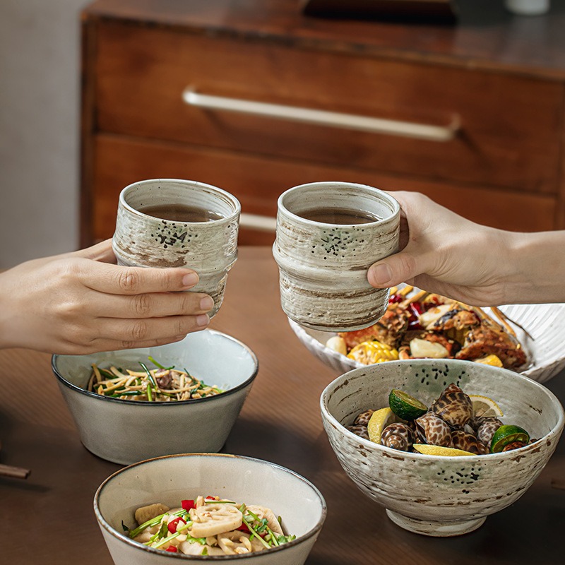 일본식 거친 세라믹 커피 컵, 빈티지 오래된 조롱박 컵 - Coffee Tea Japan 리뷰 및 가격