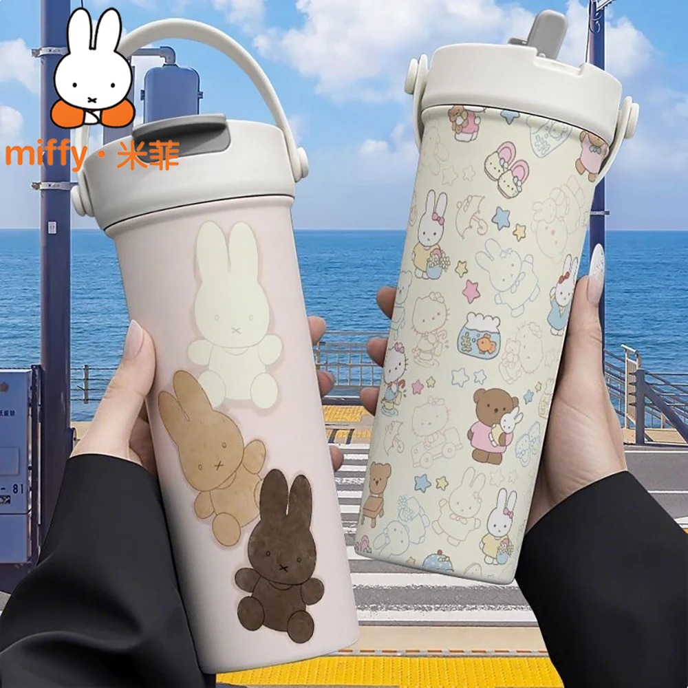미피 토끼 휴대용 보온병 듀얼 빨대컵 대용량 머그 휴대 - Coffee Tea Japan 리뷰 및 가격