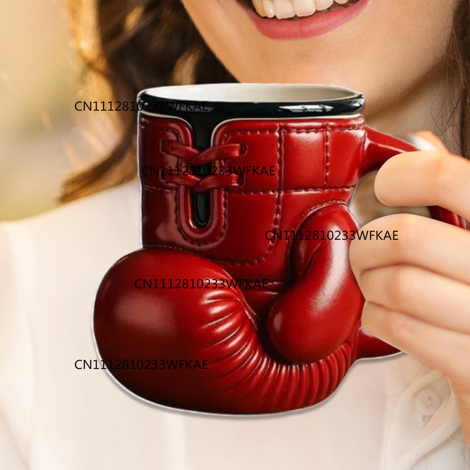 작은 복싱 글러브 모양 머그컵, 독특한 음료 컵, 커피 - Coffee Tea Containers 리뷰 및 가격