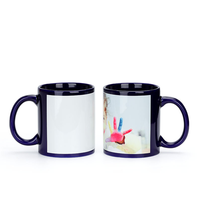 블랙 컵 DIY 로고 세라믹 350ML 머그잔 사용자  - Coffee Tea Picture 리뷰 및 가격