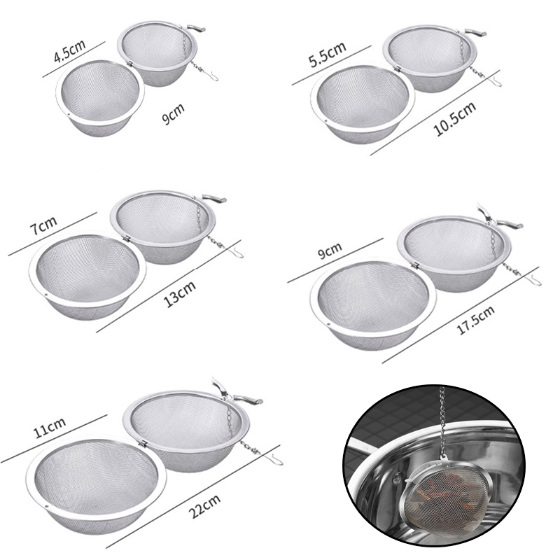 1-5개입 차 여과기 스테인리스 스틸 메쉬 티볼 차 여 - Coffee Tea Infuser 리뷰 및 가격