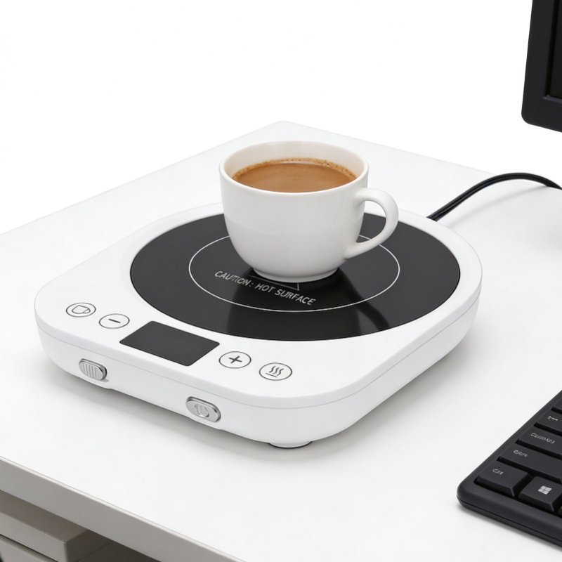 110V 머그컵 워머, 3단계 온도 설정, 12시간 타 - Coffee Tea Warmer 리뷰 및 가격