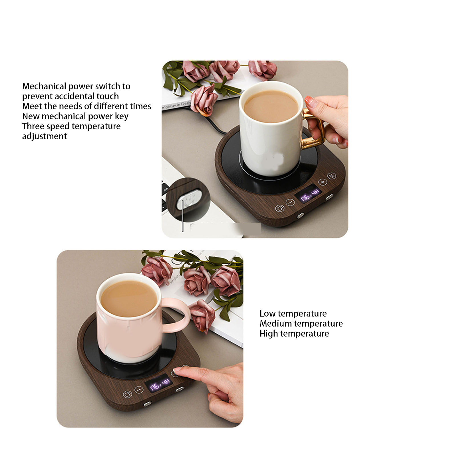 머그 워머 36W 빠른 가열 3단계 온도 설정 1-9시 - Coffee Tea Warmer 리뷰 및 가격