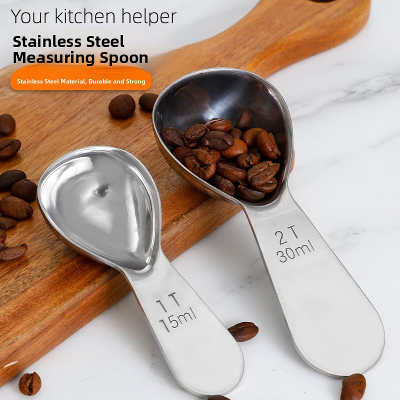 두꺼운 스테인리스 스틸 커피 스푼 15ml 30ml 계 - Tea Coffee Utensils 리뷰 및 가격