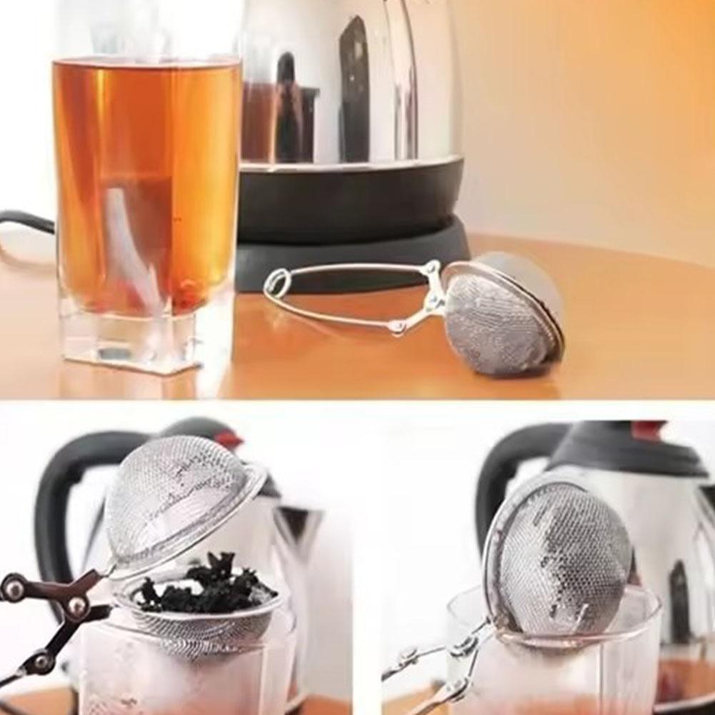 재사용 가능한 스틸 메쉬 티 인퓨저 스피어 - 화상 방 - Coffee Tea Infuser 리뷰 및 가격