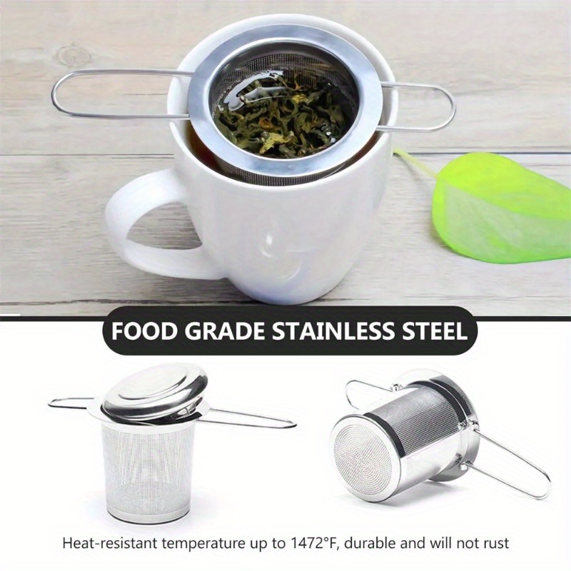 스테인리스 스틸 메쉬 차망 뚜껑 포함 재사용 가능 컵  - Coffee Tea Infuser 리뷰 및 가격