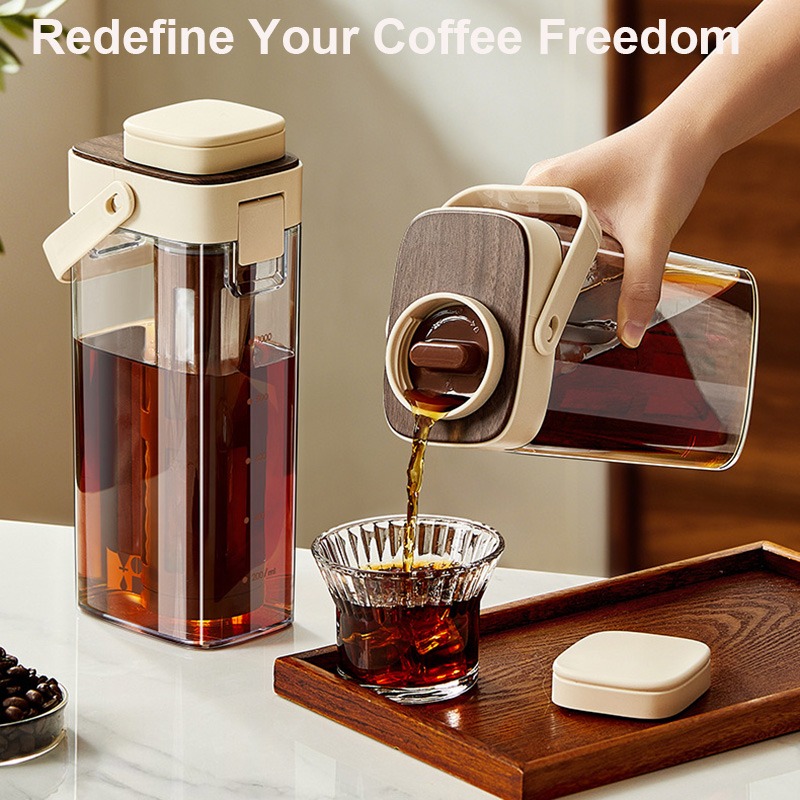 콜드브루 커피 피처, 새지 않는 밀폐형 아이스 커피 메 - Coffee Tea Infuser 리뷰 및 가격