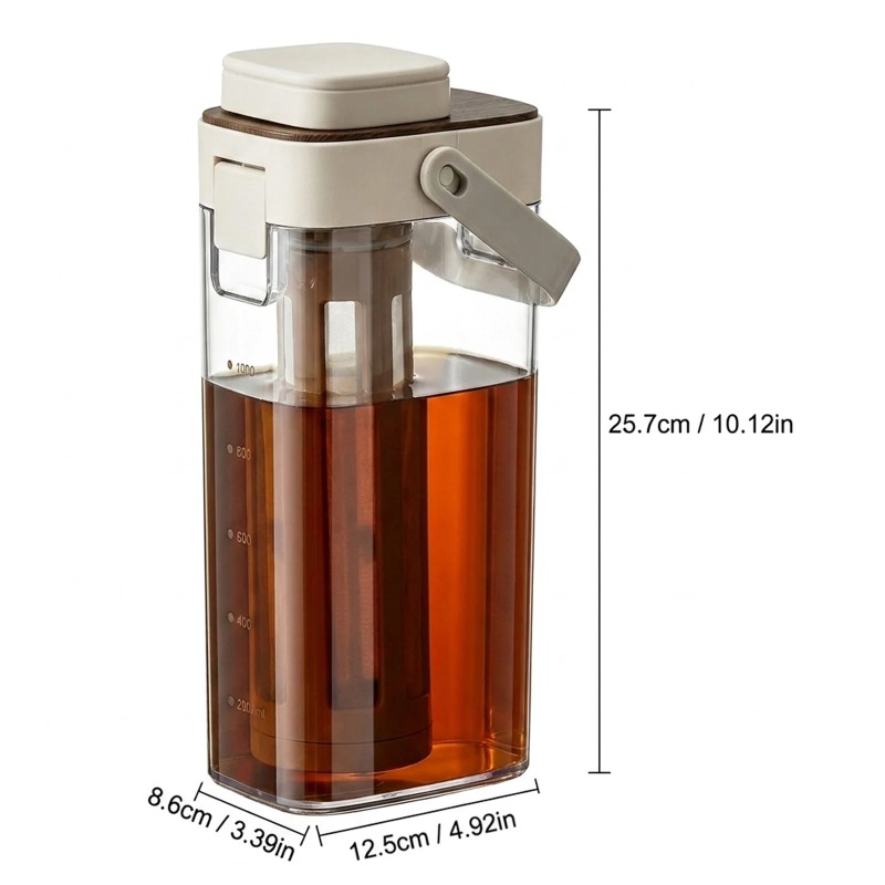 콜드브루 커피 피처, 새지 않는 밀폐형 아이스 커피 메 - Coffee Tea Infuser 리뷰 및 가격