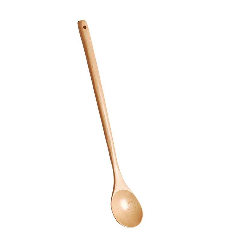 1pcs 나무 숟가락 식기류 주방 조리기구 도구 수프  - Tea Coffee Utensils 리뷰 및 가격