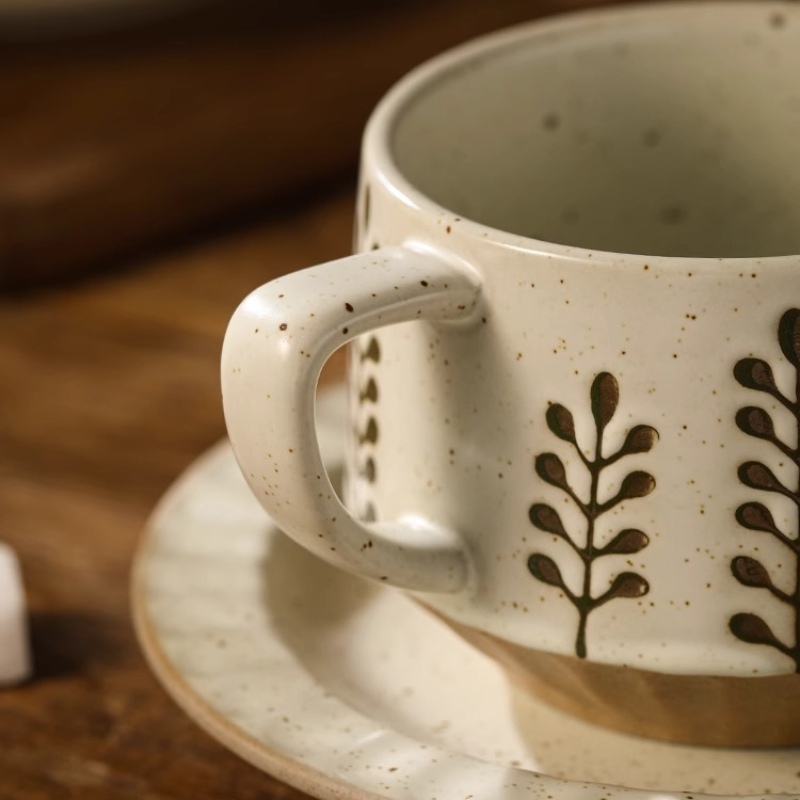 레트로 세라믹 컵 거친 도자기 작은 용량 커피 컵과 접 - Tea And Coffee Kettle 리뷰 및 가격