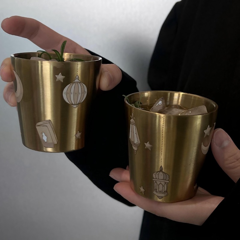 170ML 중동 스타일 304 스테인레스 스틸 골드 티 - Tea Coffee Utensils 리뷰 및 가격