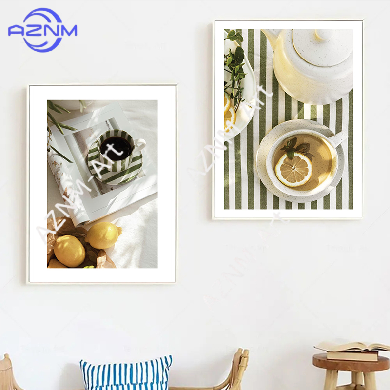 패션 여성 애프터눈 티 커피 포스터 잡지 표지 프린트  - Coffee Tea Picture 리뷰 및 가격