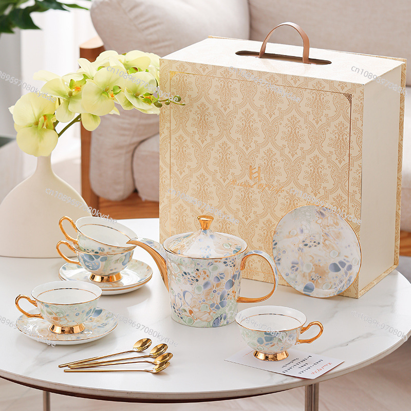 커피잔 세라믹 주전자 꽃무늬 찻주전자 컵 여자친구 결혼 - Tea And Coffee Kettle 리뷰 및 가격