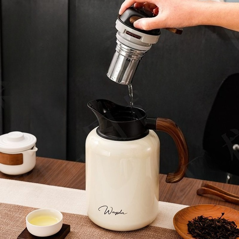 스테인레스 스틸 단열 냄비 커피 포트 가정용 차 뜨거운 - Tea And Coffee Kettle 리뷰 및 가격
