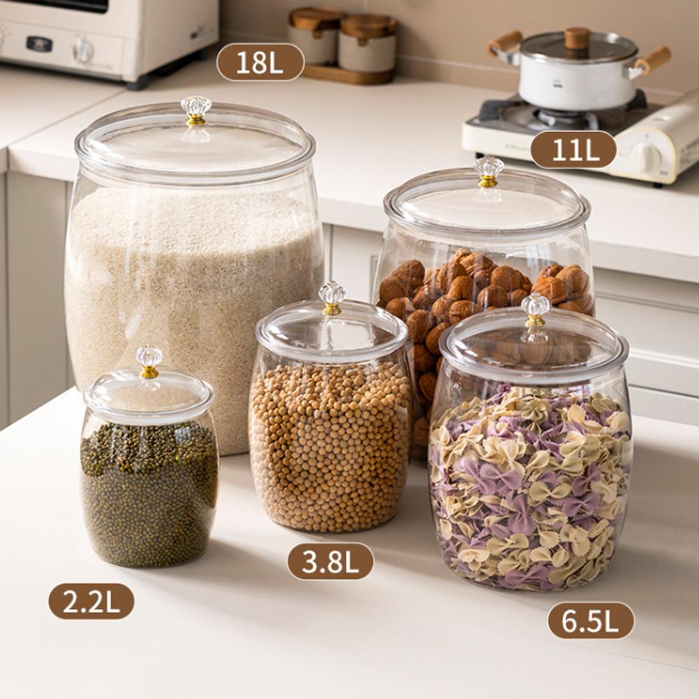 대형 투명 플라스틱 밀폐 용기, 쿠키, 사탕, 스낵,  - Coffee Tea Containers 리뷰 및 가격