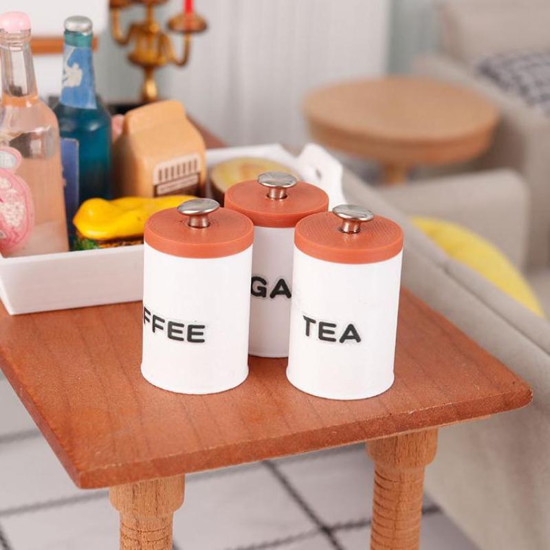 핫세일 3개입 1/12 인형집 차 커피 설탕 보관용 양 - Tea Coffee Utensils 리뷰 및 가격