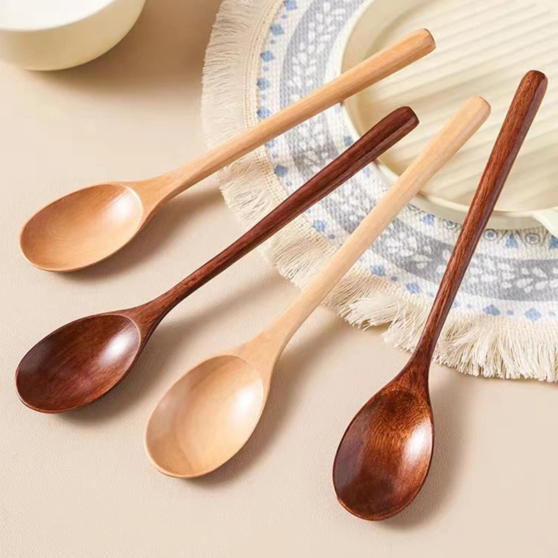 주방 조리기구 도구 나무 숟가락 식기 수프 티스푼 케이 - Tea Coffee Utensils 리뷰 및 가격