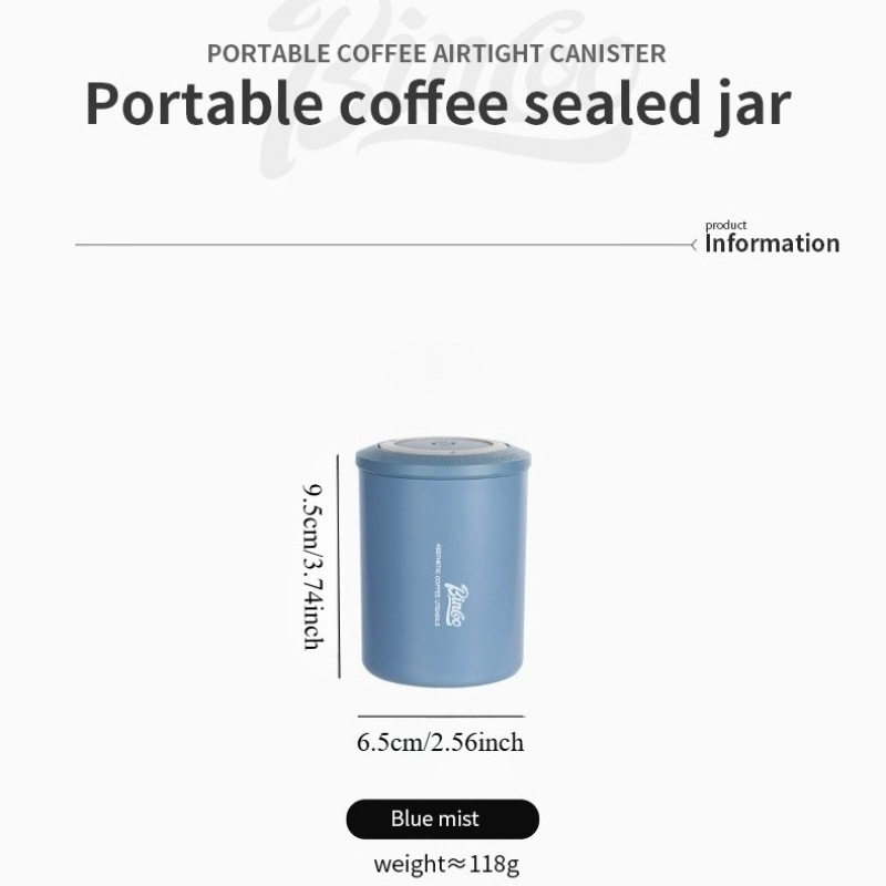 빈쿠 커피 파우더 밀폐 용기 미니 휴대용 야외 원두 보 - Coffee Tea Containers 리뷰 및 가격