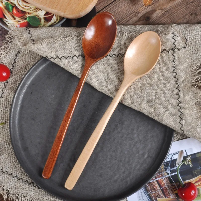 1/2Pc 나무 숟가락 식기 주방 수프 티스푼 케이터링 - Tea Coffee Utensils 리뷰 및 가격