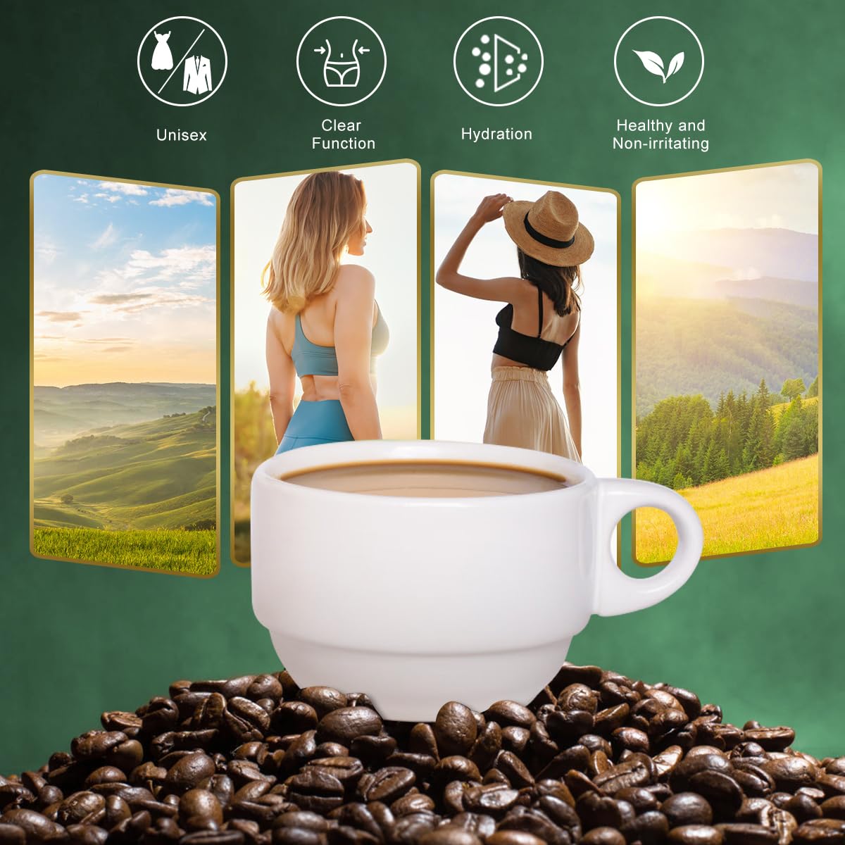 체중 감량을 위한 18개/상자 프리미엄 슬림 그린 커피 - Coffee Tea Weight Loss 리뷰 및 가격