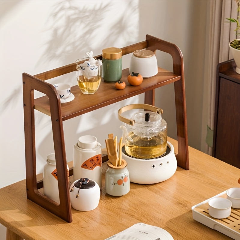 컵홀더 수납 랙 데스크탑 이중 커피잔 티 세트 수납 컵 - Tea Coffee Utensils 리뷰 및 가격