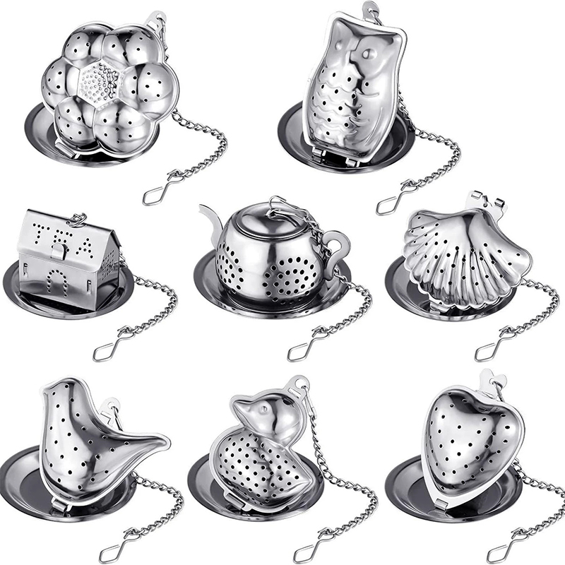1/2PCS 크리 에이 티브 스테인레스 스틸 차 주입기 - Coffee Tea Infuser 리뷰 및 가격