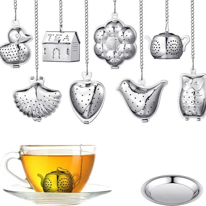 1/2PCS 크리 에이 티브 스테인레스 스틸 차 주입기 - Coffee Tea Infuser 리뷰 및 가격