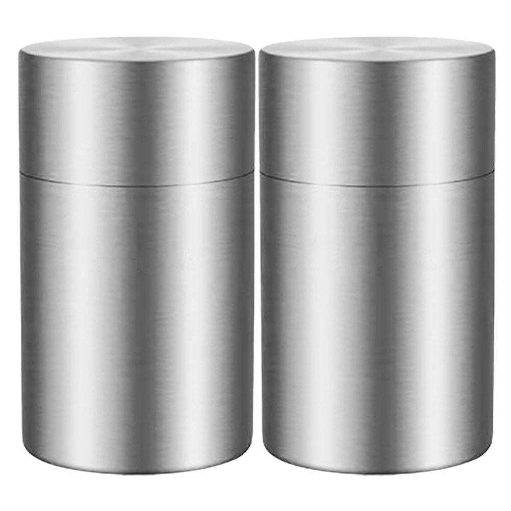 2개입 프리미엄 스테인리스 스틸 차 보관 용기, 차,  - Coffee Tea Containers 리뷰 및 가격