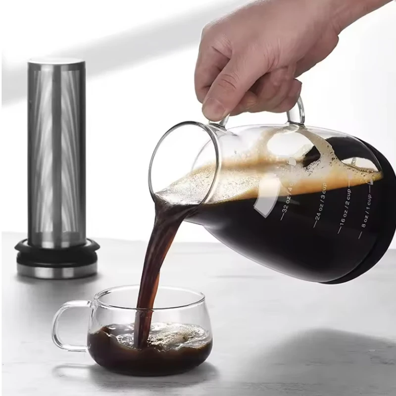960ml 에스프레소 아이스 드립 메이커 유리 포트 커 - Coffee And Tea Glass 리뷰 및 가격