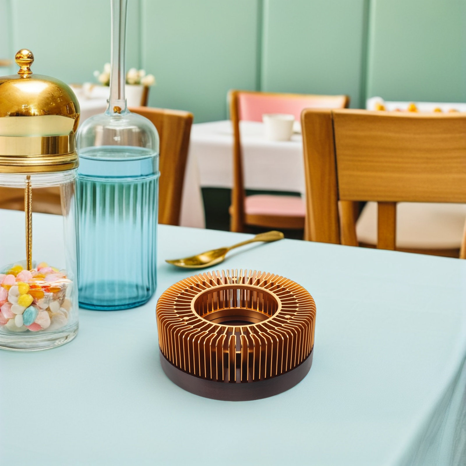 금색 차 주전자 워머 히터 알루미늄 티팟 워머 스탠드  - Coffee Tea Warmer 리뷰 및 가격