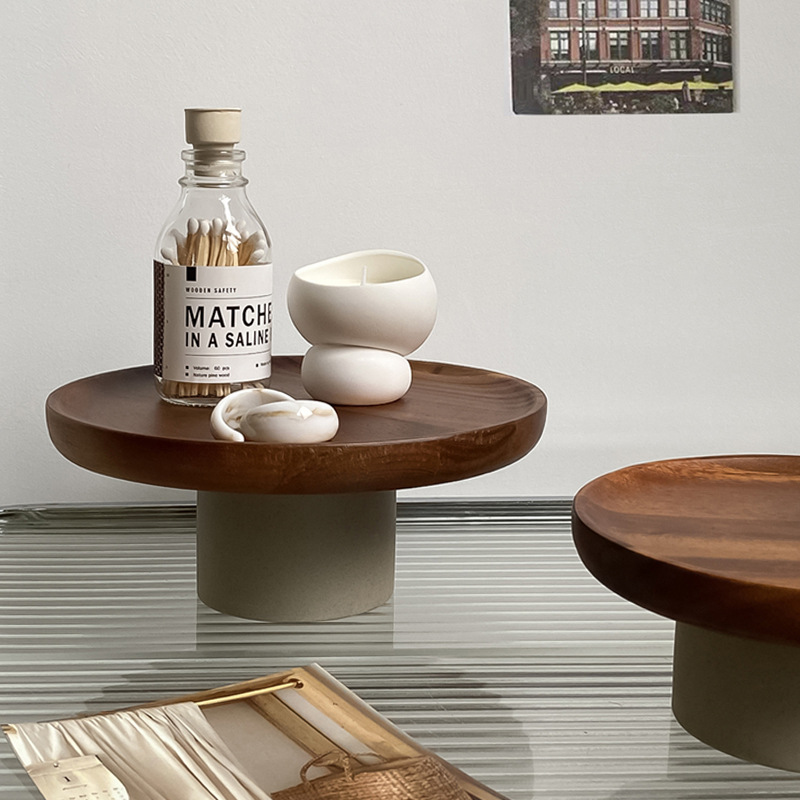 노르딕 우드 스토리지 트레이 커피 디저트 보관 디너 과 - Coffee Tea Japan 리뷰 및 가격