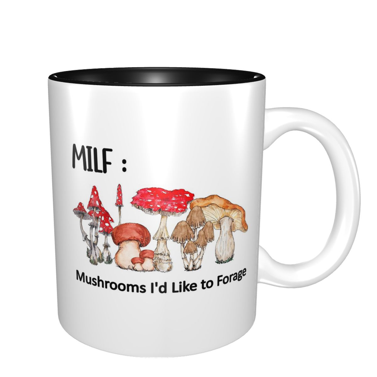 MILF 버섯 모양 머그컵 재미있는 세라믹 커피잔 차  - Coffee Tea Like 리뷰 및 가격