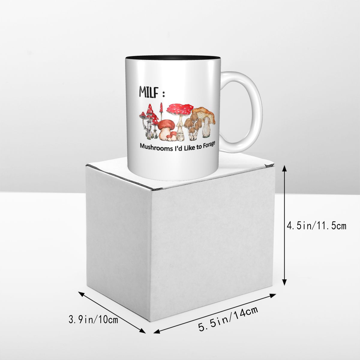 MILF 버섯 모양 머그컵 재미있는 세라믹 커피잔 차  - Coffee Tea Like 리뷰 및 가격
